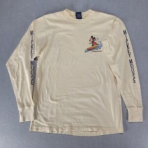 Vintage Tropix Tag Disney Mickey Mouse Double Sided Single Stitch Mens Medium